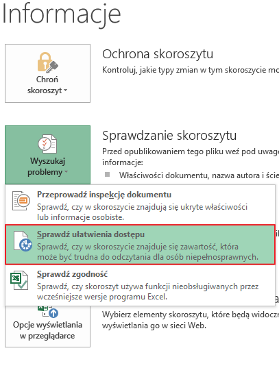 Sprawdzanie Dost Pno Ci Pliku Excel Dost Pna Ma Opolska