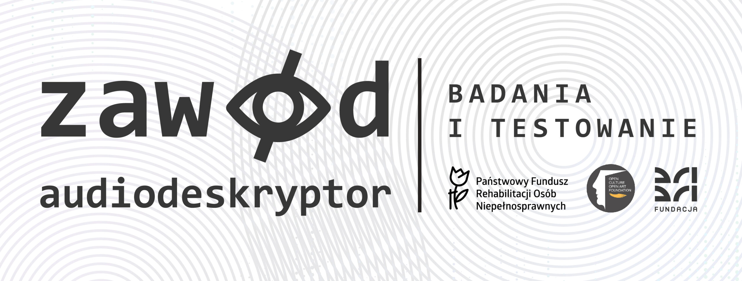 Baner Zawód audiodeskryptor
